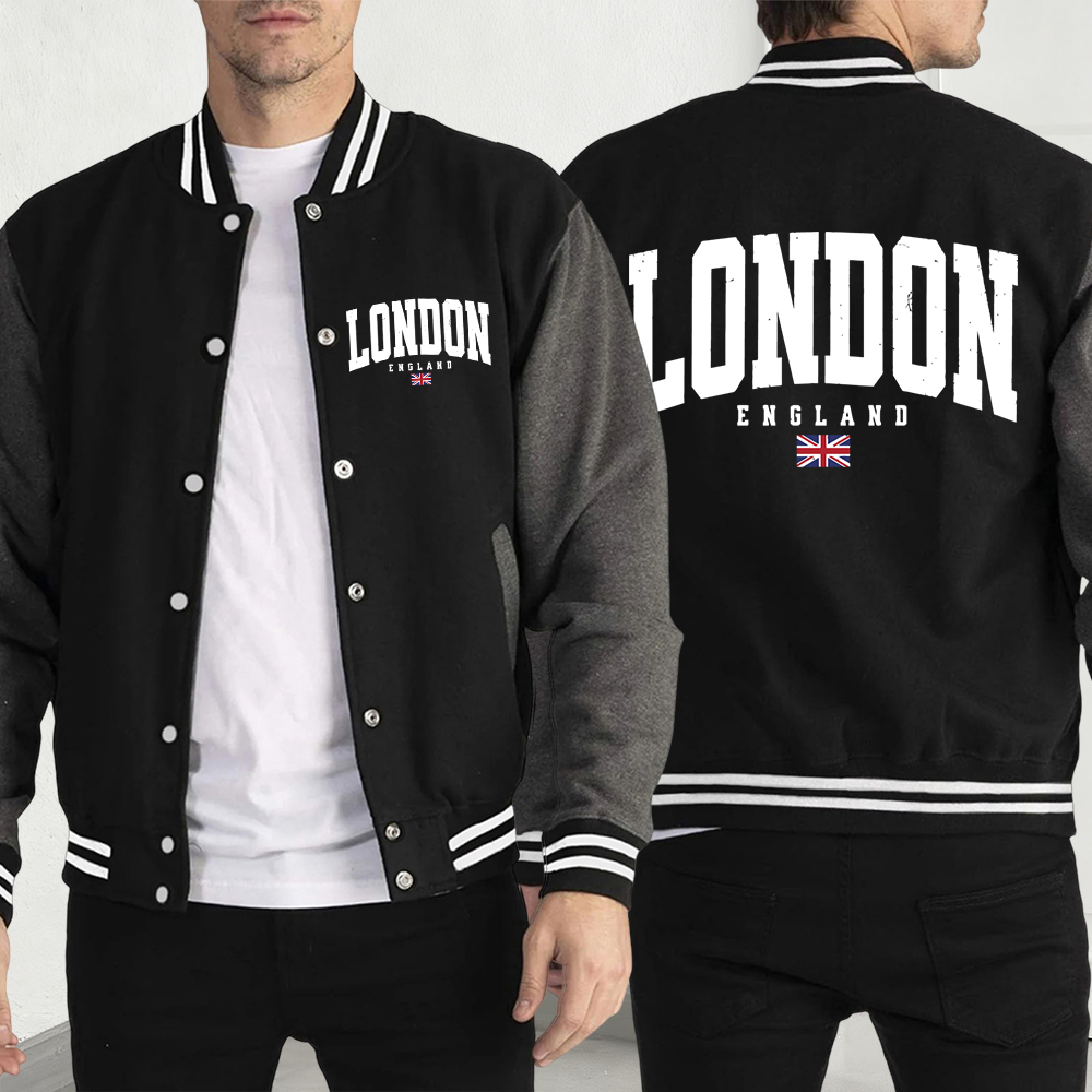 Winter Clothing London - لندن إنجلترا العلم الرجال السترات الملابس