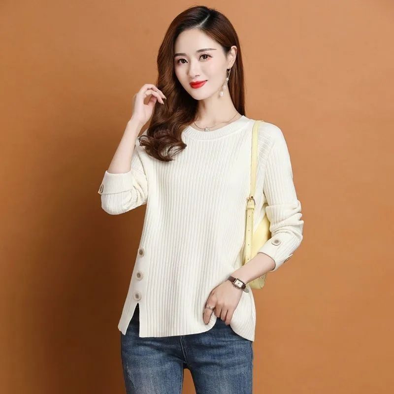 Winter Clothing Offer - بلوفرات بيضاء للسيدات على الطراز الكوري