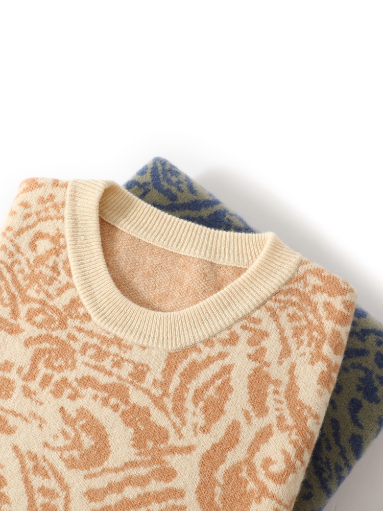 Winter Clothing Patterns - مطبوعة 100% ميرينو رداء علوي من