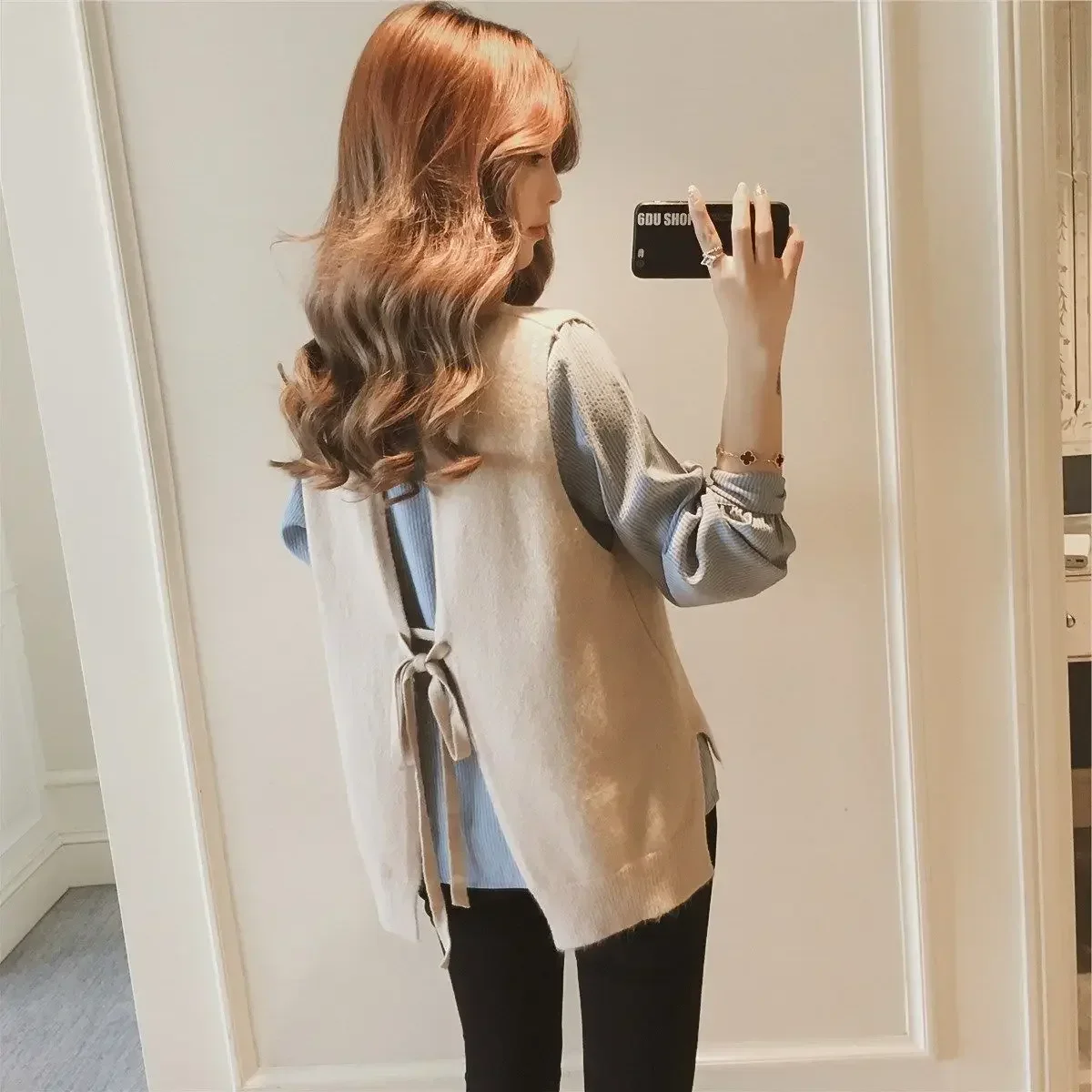 Winter Clothing Offer - صدرية نسائية على الطراز الكوري ،