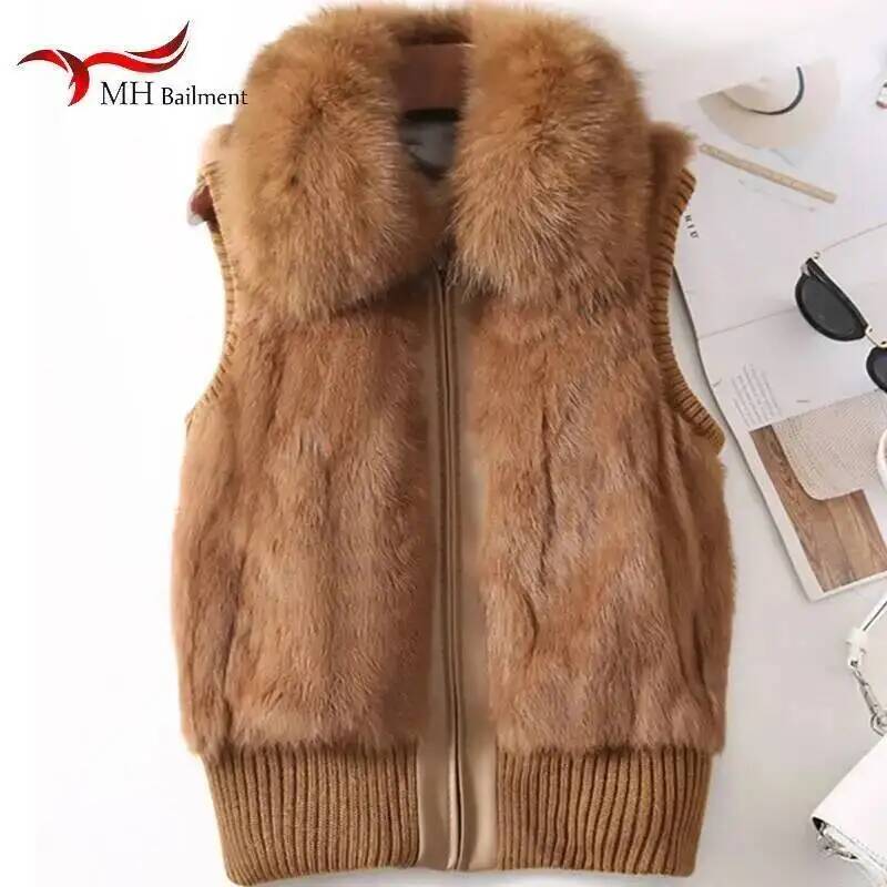 Winter Clothing Offer - حقيقي الأرنب الفراء معطف للنساء الشتاء