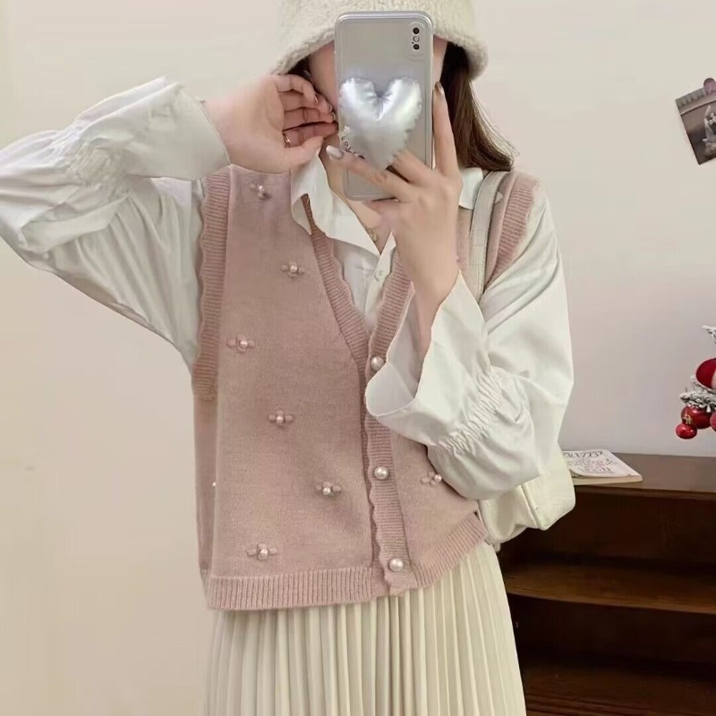 Winter Clothing Trends 2025 Women'S - سترات متماسكة وردية للنساء ملابس Y2k