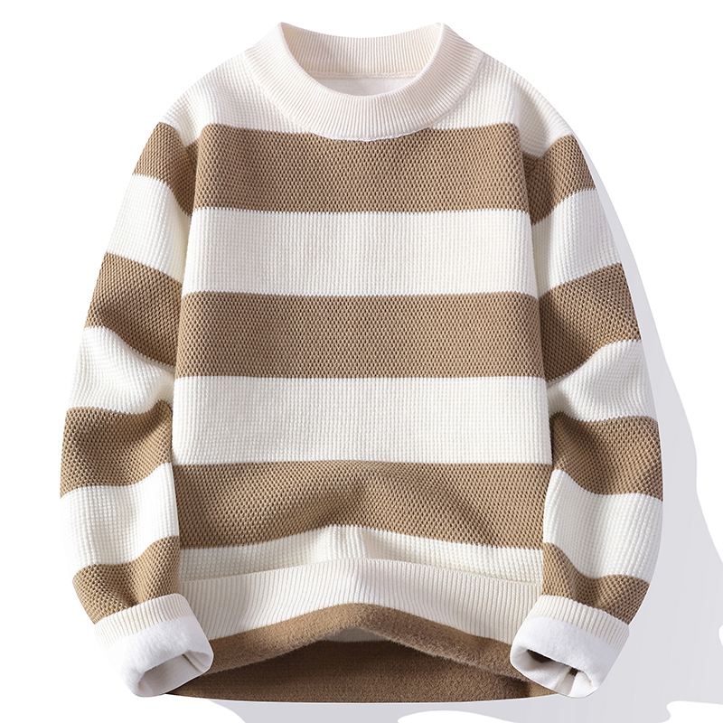 بلوفر رجالي مخطط بنمط كاجوال م - مراجعة Winter Clothing Patterns وسعره