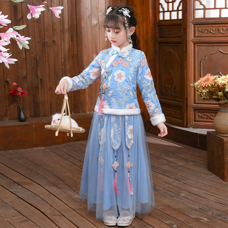 الفتاة Hanfu زي القديمة ، فستا - مراجعة Winter Clothing Baby وسعره