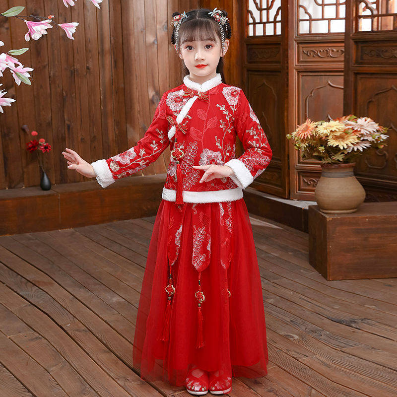 الفتاة Hanfu زي القديمة ، فستا - مراجعة Winter Clothing Baby وسعره