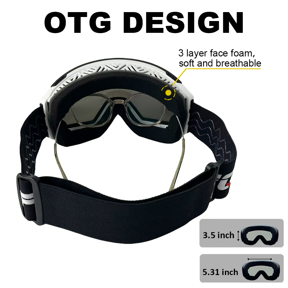 نظارات التزلج المهنية الرجال ا - مراجعة Snow Goggle Uv وسعره