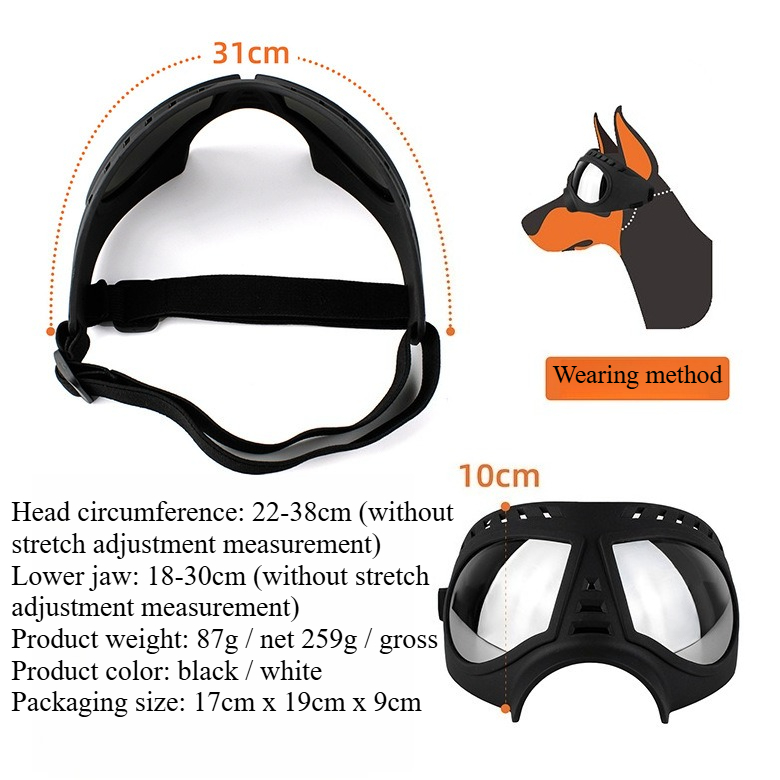 نظارات للحيوانات الأليفة للكلا - مراجعة Snow Goggle Uv وسعره