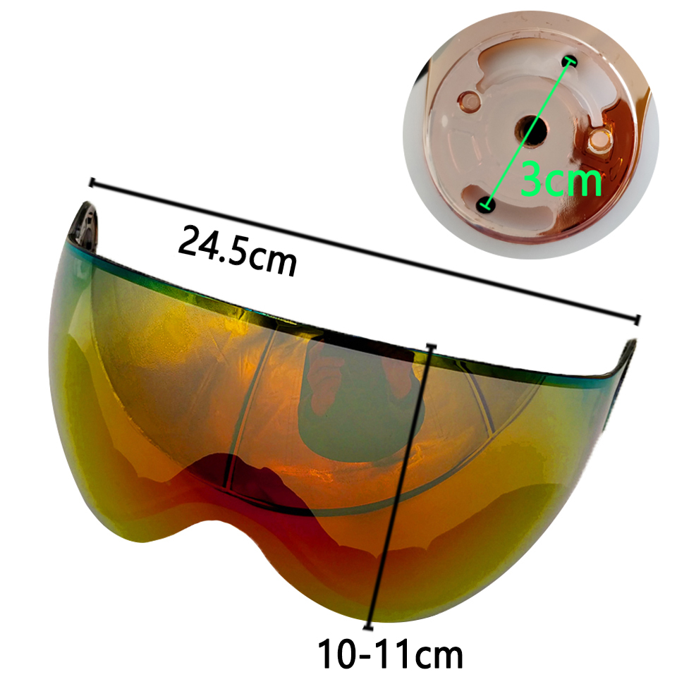 LOCLE MOON MS95 MS99 خوذة تزلج - مراجعة Snow Goggle Uv وسعره