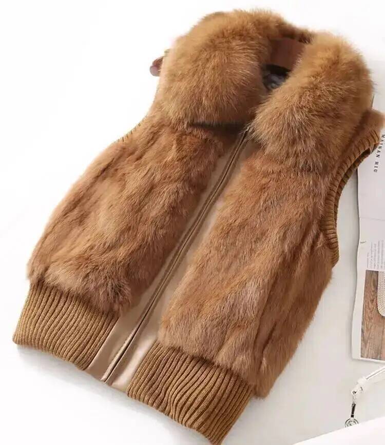 حقيقي الأرنب الفراء معطف للنسا - مراجعة Winter Clothing Offer وسعره