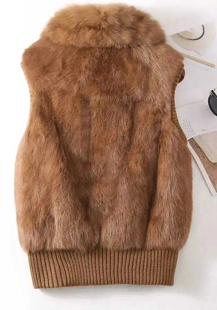حقيقي الأرنب الفراء معطف للنسا - مراجعة Winter Clothing Offer وسعره