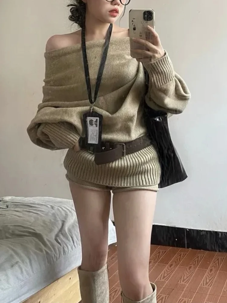 Autumn Winter Korean Knit Outf - مراجعة Y2K Winter Clothing وسعره