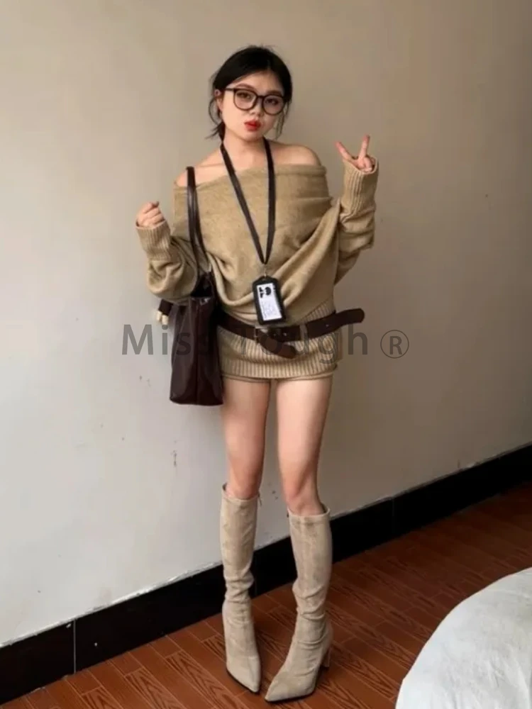 Autumn Winter Korean Knit Outf - مراجعة Y2K Winter Clothing وسعره