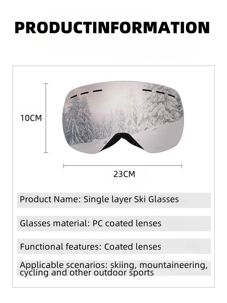 نظارات الثلج الرجال النساء في  - مراجعة Snow Goggle Uv وسعره