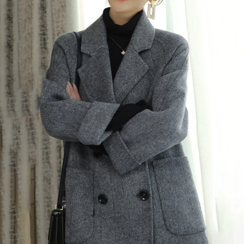 معطف نسائي عادي مزدوج الصدر من - مراجعة Winter Clothing On Sale Women'S وسعره