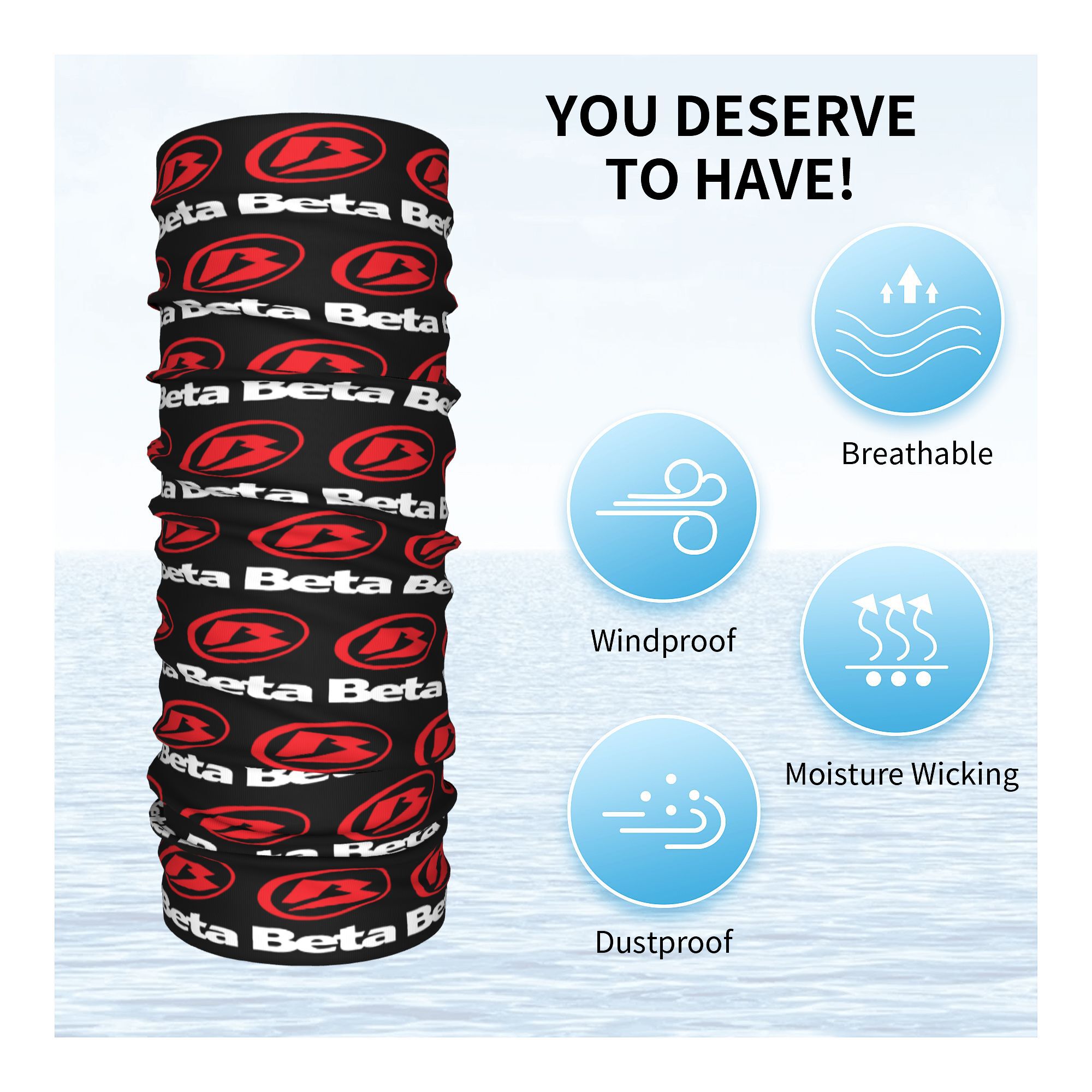 مخصص جديد دراجة نارية سباق B-B - مراجعة Neck Gaiter Fleece وسعره