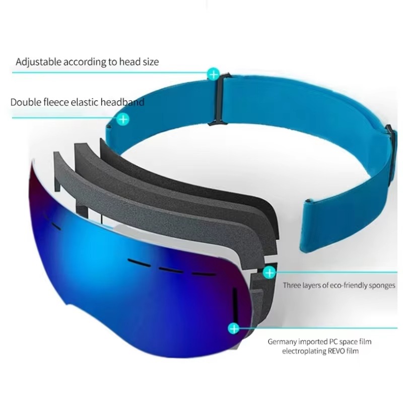 نظارات التزلج الرياضية في الهو - مراجعة Snow Goggle Uv وسعره