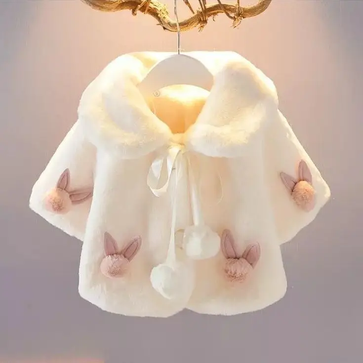 عباءة أطفال عباءة فرو مقلدة ،  - مراجعة Winter Clothing Baby وسعره