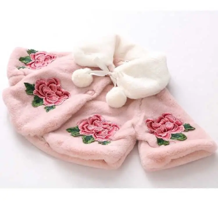 عباءة أطفال عباءة فرو مقلدة ،  - مراجعة Winter Clothing Baby وسعره