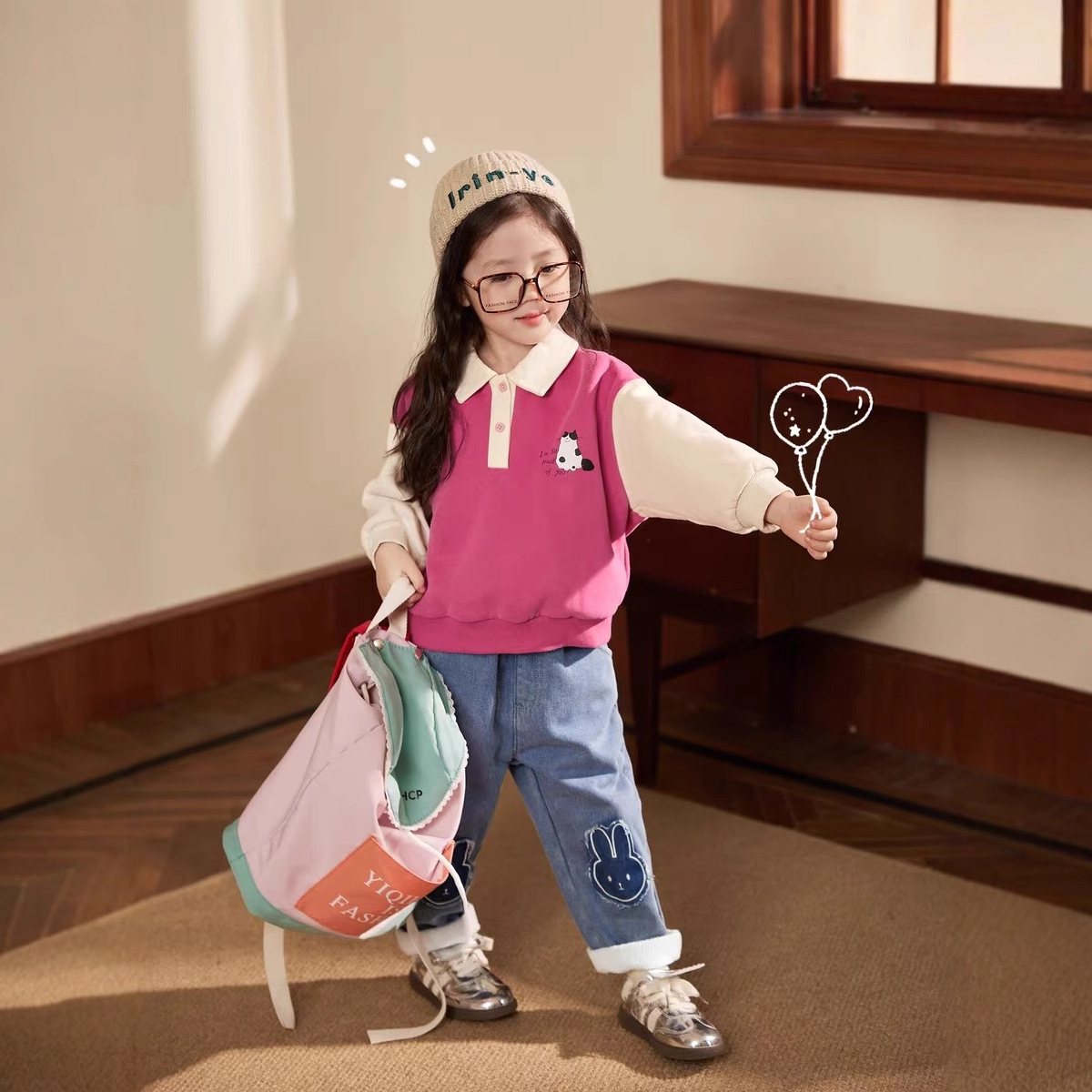 كريم ملابس المنزل طفل بولو طوق - مراجعة Winter Clothing Baby وسعره