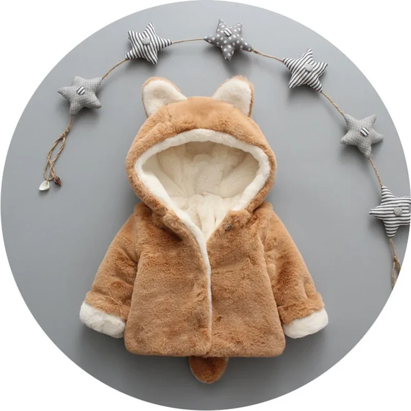 آذان القط لطيف أفخم سترة طفل ، - مراجعة Winter Clothing Baby وسعره