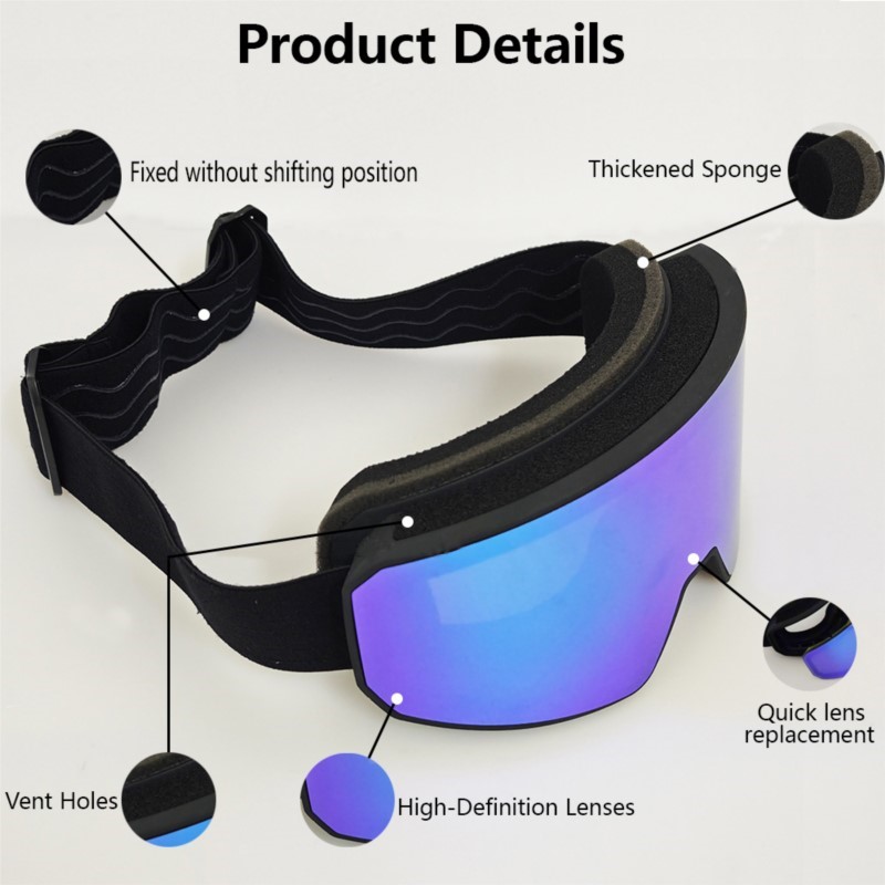 نظارات واقية للعين مناسبة لجمي - مراجعة Snow Goggle Uv وسعره