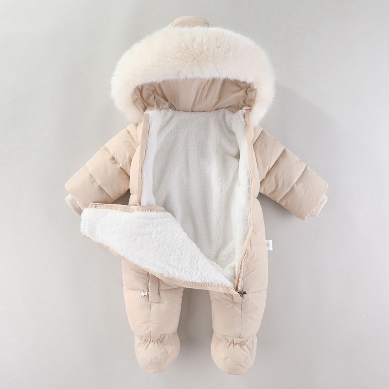 الشتاء الوليد الطفل رومبير مع  - مراجعة Winter Clothing Baby وسعره