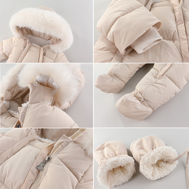 الشتاء الوليد الطفل رومبير مع  - مراجعة Winter Clothing Baby وسعره