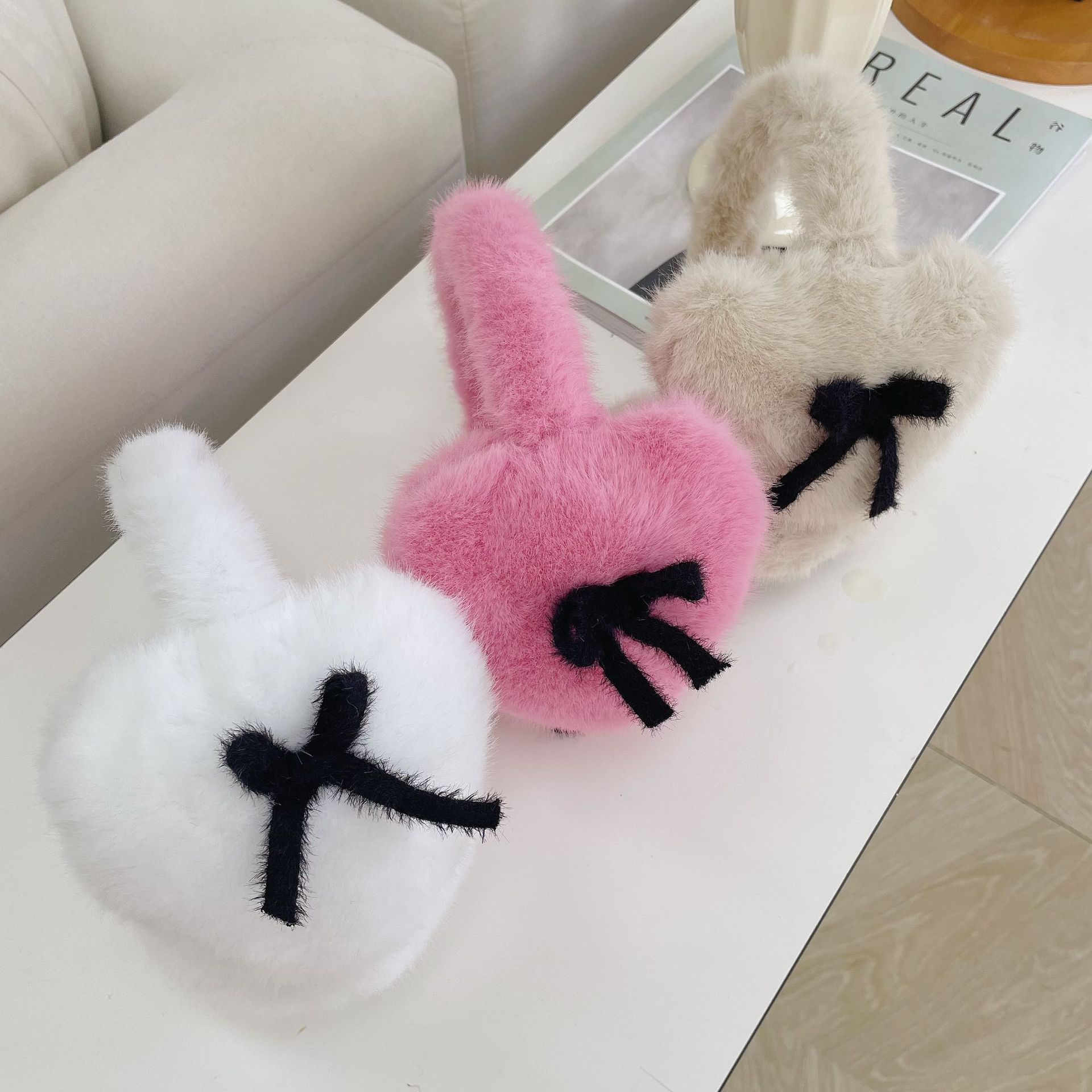 2025 شعبية القوس عقدة القلب غط - مراجعة Winter Clothing Earmuffs وسعره