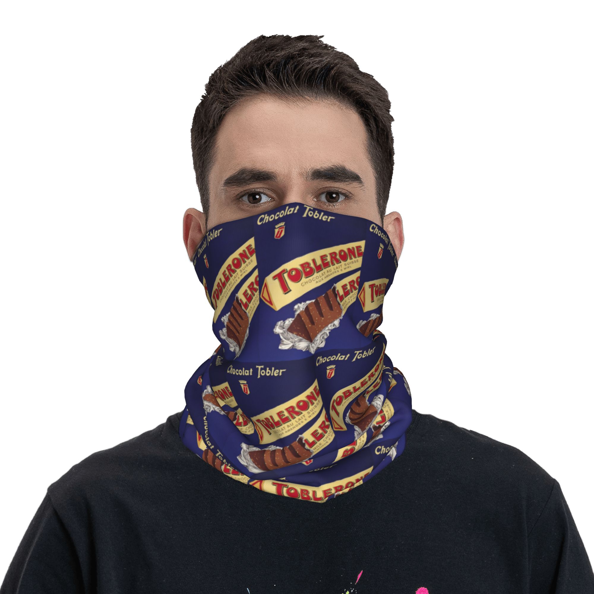 وشاح للرقبة مطبوع عليه شعار تو - مراجعة Neck Gaiter Fleece وسعره